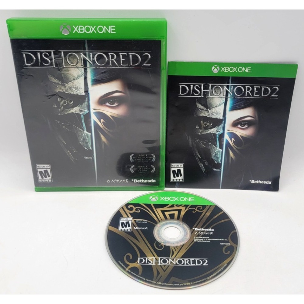 Dishonored 2 - Microsoft Xbox One CIB COMPLETE IN BOX